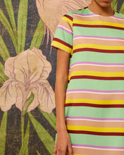 Cargar imagen en el visor de la galería, Vestido rayas verdes
