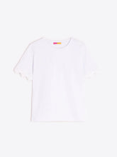 Cargar imagen en el visor de la galería, CAMISETA BLANCA MANGA ENCAJE
