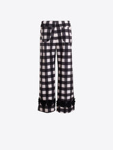 Cargar imagen en el visor de la galería, PANTALÓN CUADROS BLANCO Y NEGRO

