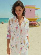 Cargar imagen en el visor de la galería, CAMISA ESTAMPADO HELADOS MULTICOLOR
