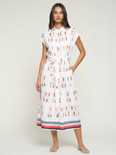 Cargar imagen en el visor de la galería, VESTIDO JARETAS ESTAMPADO REMOS
