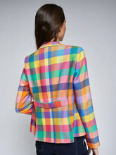 Cargar imagen en el visor de la galería, CHAQUETA CUADROS GINGHAM MULTICOLOR
