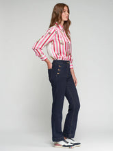 Cargar imagen en el visor de la galería, PANTALÓN DENIM STRAIGHT BOTONES LATERALES
