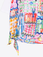 Cargar imagen en el visor de la galería, CAMISETA ESTAMPADO CAPRI LAZO LATERAL
