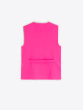 Cargar imagen en el visor de la galería, CHALECO CREPÉ ROSA FLUOR
