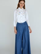 Cargar imagen en el visor de la galería, CAMISA BORDADOS PUNTO BLANCO
