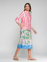 Cargar imagen en el visor de la galería, VESTIDO CAMISERO RAYAS PUERTO BANUS
