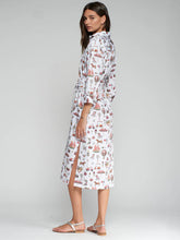 Cargar imagen en el visor de la galería, VESTIDO CAMISERO ESTAMPADO VINTAGE
