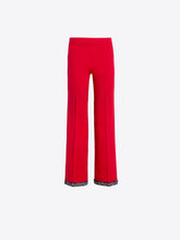 Cargar imagen en el visor de la galería, PANTALÓN RECTO ROJO DETALLE EN BAJO

