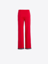 Cargar imagen en el visor de la galería, PANTALÓN RECTO ROJO DETALLE EN BAJO
