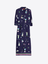 Cargar imagen en el visor de la galería, VESTIDO CAMISERO ESTAMPADO GOLF
