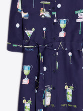 Cargar imagen en el visor de la galería, VESTIDO CAMISERO ESTAMPADO GOLF
