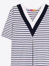 Cargar imagen en el visor de la galería, VESTIDO LARGO DE RAYAS
