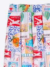 Cargar imagen en el visor de la galería, FALDA ESTAMPADO SELLOS VIAJES
