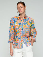 Cargar imagen en el visor de la galería, CAMISA MANGA ABULLONADA SUMMER PRINT
