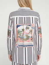 Cargar imagen en el visor de la galería, CAMISA RAYAS NEGRAS DOLCE FAR NIENTE
