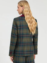Cargar imagen en el visor de la galería, CHAQUETA DE CUADROS VERDE BURDEOS
