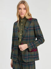 Cargar imagen en el visor de la galería, CHAQUETA DE CUADROS VERDE BURDEOS

