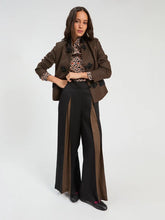 Cargar imagen en el visor de la galería, PANTALÓN BICOLOR NEGRO Y MARRON

