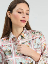 Cargar imagen en el visor de la galería, CAMISA SEDA CARTAS MADRID
