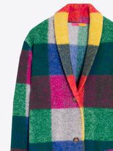 Cargar imagen en el visor de la galería, ABRIGO VICHY MULTICOLOR
