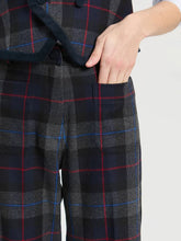 Cargar imagen en el visor de la galería, PANTALÓN CUADROS ESCOCES GRIS
