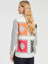 Cargar imagen en el visor de la galería, CAMISA GEOMÉTRICA ROMBO MULTICOLOR
