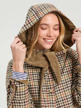 Cargar imagen en el visor de la galería, CHAQUETA PATA DE GALLO CAPUCHA DESMONTABLE
