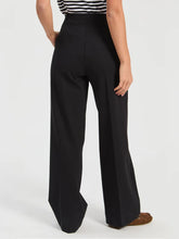 Cargar imagen en el visor de la galería, PANTALÓN NEGRO PUNTO ROMA RECTO
