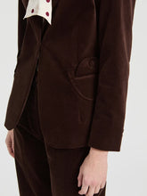 Cargar imagen en el visor de la galería, CHAQUETA TERCIOPELO MARRON
