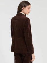 Cargar imagen en el visor de la galería, CHAQUETA TERCIOPELO MARRON
