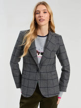 Cargar imagen en el visor de la galería, CHAQUETA CUADRO MARINO GRIS
