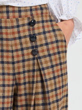 Cargar imagen en el visor de la galería, PANTALÓN CUADROS TEJA
