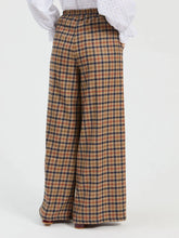Cargar imagen en el visor de la galería, PANTALÓN CUADROS TEJA
