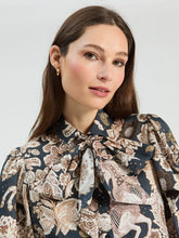 Cargar imagen en el visor de la galería, VESTIDO MIDI CABALLO NEGRO Y BEIGE
