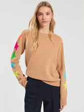 Cargar imagen en el visor de la galería, JERSEY ESTRELLAS INTARSIA BEIGE
