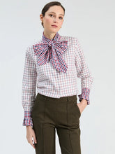 Cargar imagen en el visor de la galería, CAMISA CUADROS MAXI LAZO

