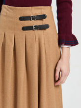 Cargar imagen en el visor de la galería, FALDA LARGA BEIGE TWEED

