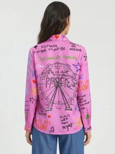 Cargar imagen en el visor de la galería, CAMISA SEDA ROSA NORIA
