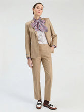 Cargar imagen en el visor de la galería, PANTALÓN ESPIGA BEIGE
