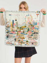 Cargar imagen en el visor de la galería, PAÑUELO SEDA MINI CITY
