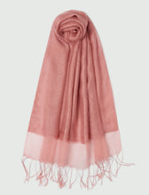 Cargar imagen en el visor de la galería, Estola de mezcla de seda - ROSA
