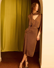 Cargar imagen en el visor de la galería, Vestido lurex cobre
