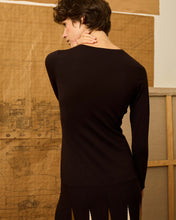 Cargar imagen en el visor de la galería, Vestido de punto blanco y negro
