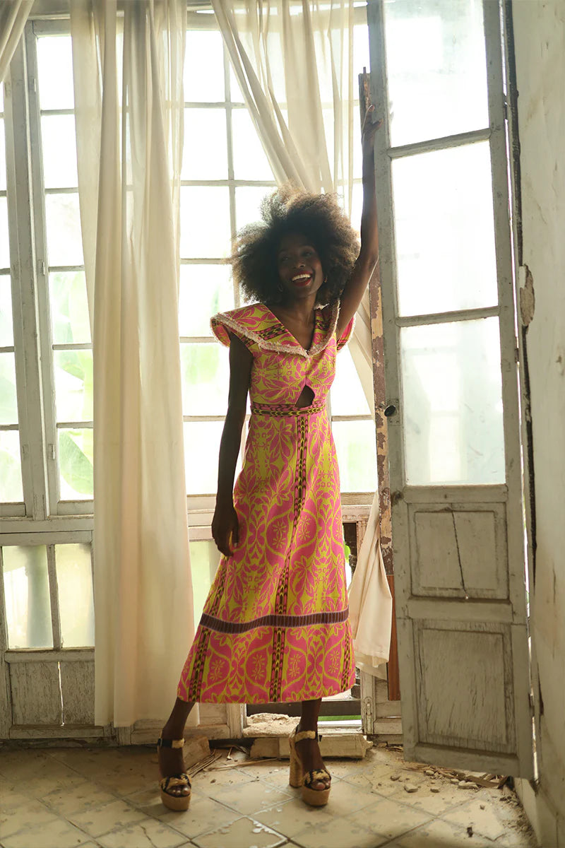 Vestido Ikat