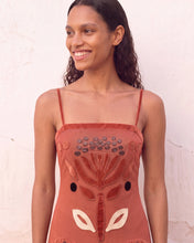 Cargar imagen en el visor de la galería, Vestido de tul bordado coral

