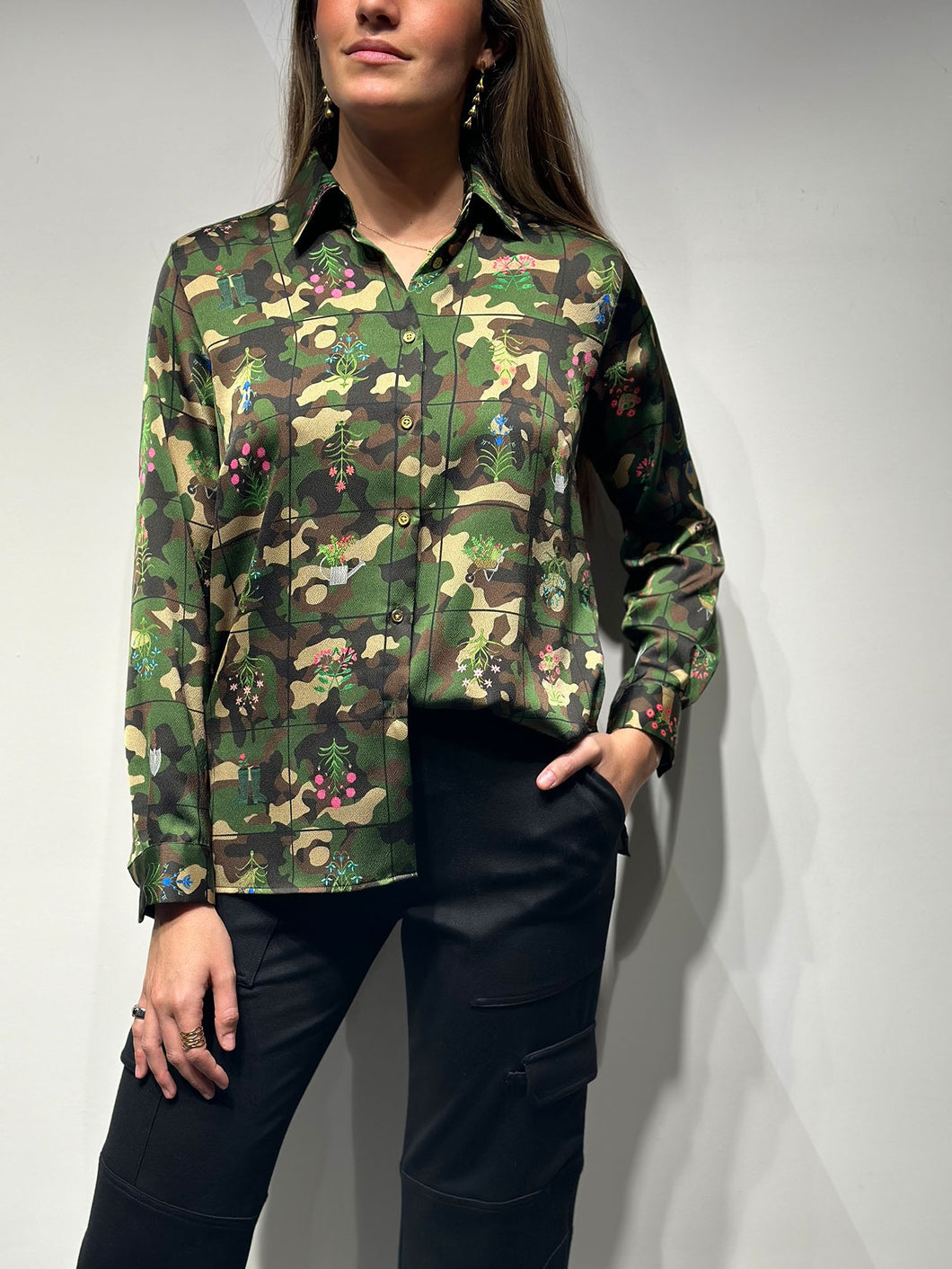 CAMISA CAMUFLAJE FLOR