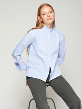 Cargar imagen en el visor de la galería, CAMISA NICOLA STRASS RAYA AZUL Y BLANCA
