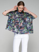 Cargar imagen en el visor de la galería, CAMISA PAÑUELO ALGODÓN CHILLOUT MARINO
