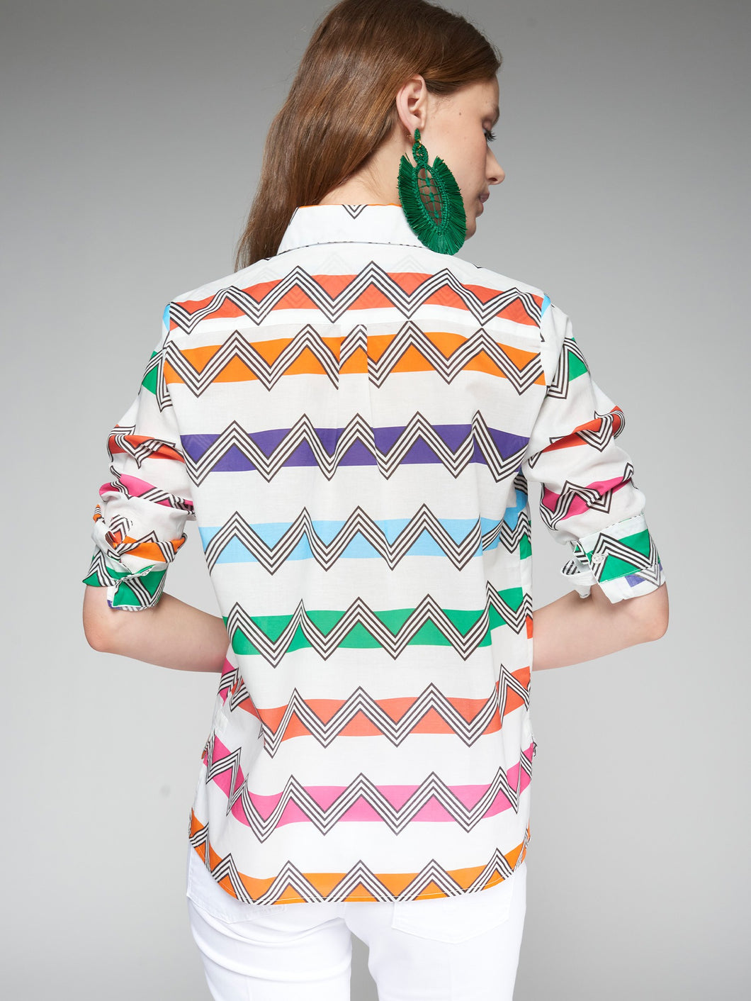 CAMISA ALGODÓN ZIG ZAG CAPRI